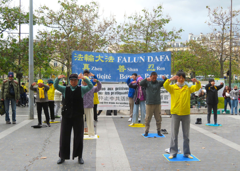 Image for article Paris, France: Calling for An End to the Persecution Perpetrated by the Chinese Regime