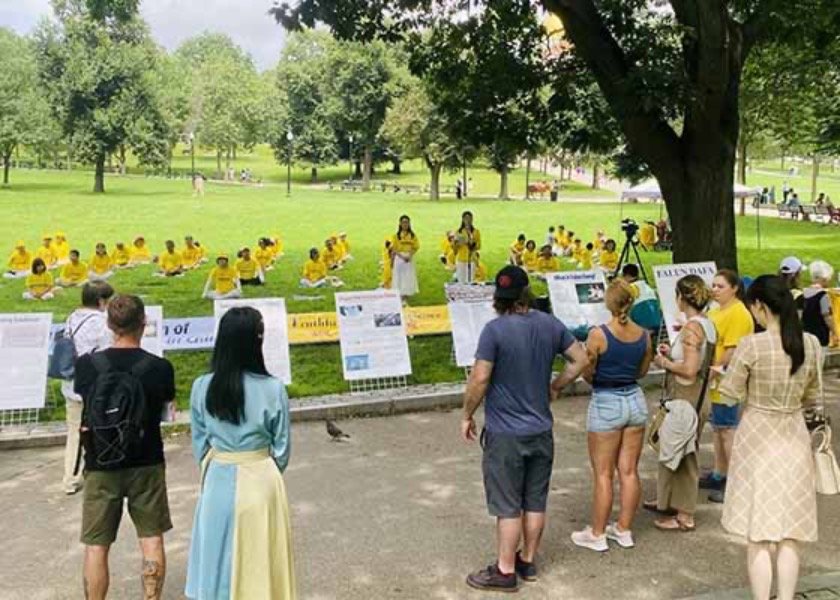 Image for article Boston, U.S.: Rally Protesting the Chinese Communist Regime’s 24-Year-Long Persecution