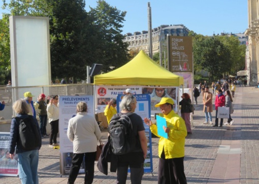 Image for article Paris, France: Event to Introduce Falun Dafa Receives Public Support