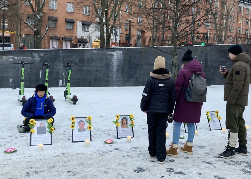 Image for article Finland: People Support Protest Against the Persecution on Human Rights Day