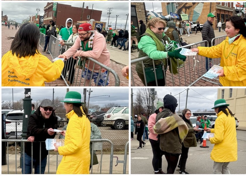 Image for article Detroit, USA: Introducing Falun Dafa in the St. Patrick’s Day Parade