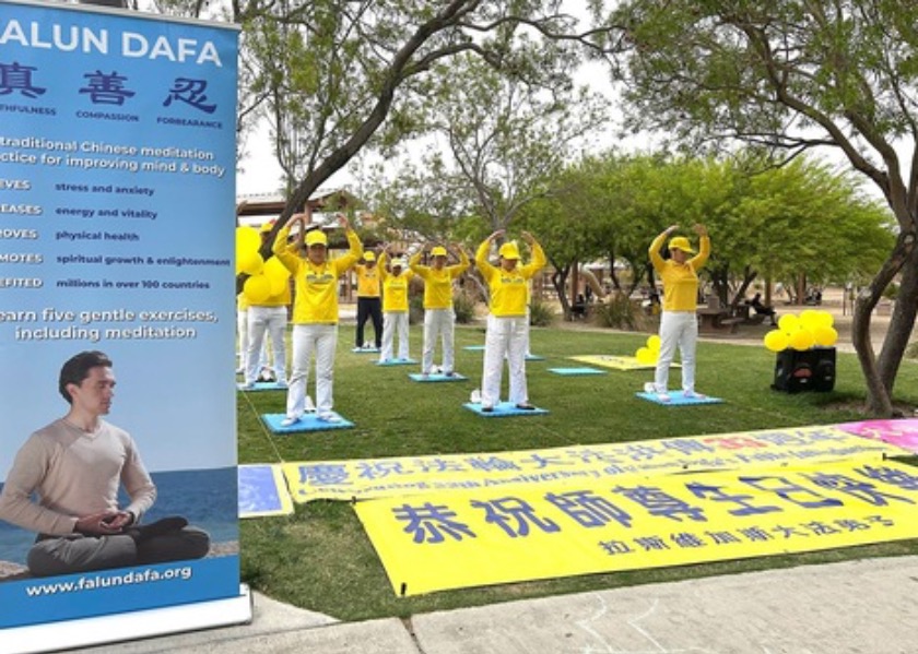Image for article Las Vegas, USA: Practitioners Celebrate World Falun Dafa Day