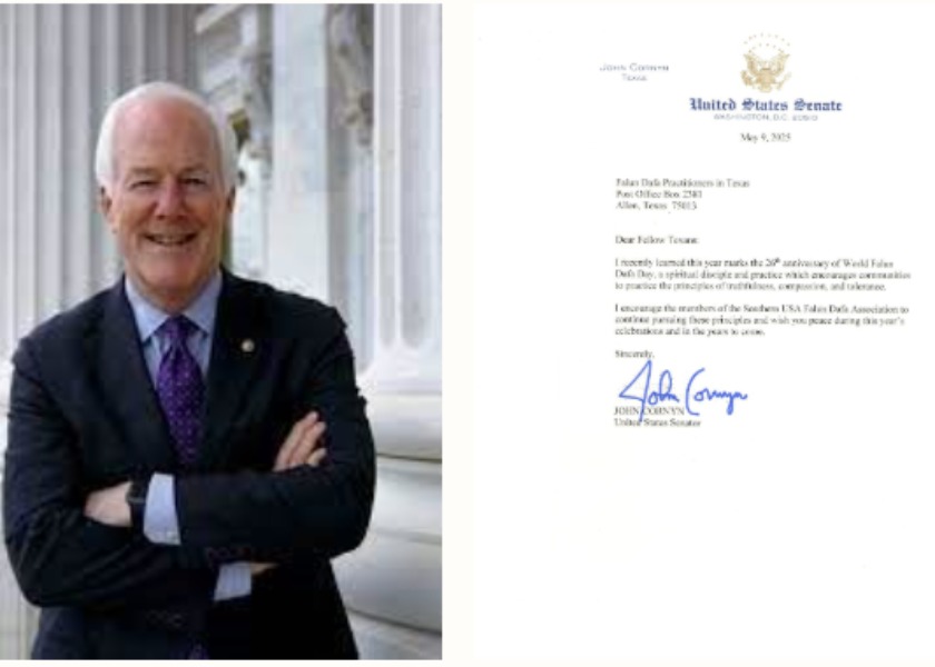 Image for article Texas: Two U.S. Senators Commemorate World Falun Dafa Day