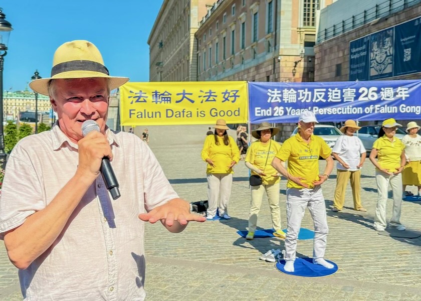 Image for article Sweden: Peaceful Protest and Rally in Stockholm Mark 26 Years of the Persecution in China