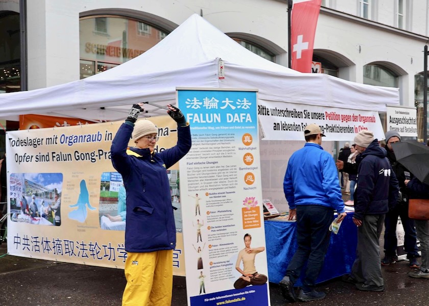 Image for article Germany: Residents and Tourists Condemn the Persecution of Falun Dafa During Event at Lake Constance (Part 2)