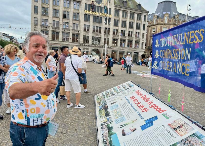 Image for article The Netherlands: People Support Falun Dafa Practitioners Raising Awareness of the Persecution