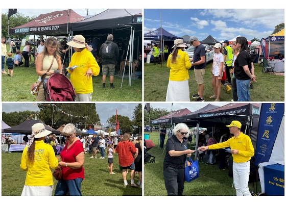 Image for article People Learn About Falun Dafa at the Kumeu Show in New Zealand
