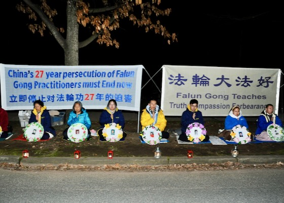 Image for article Candlelight Vigil at Chinese Embassy in Canberra Marks 27 Years of Protesting CCP’s Persecution